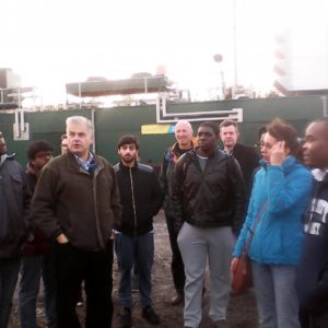 University of Surrey Energy Economics and Technology students at Apsely Biogas Plant in Hampshire...where theory and practice met.