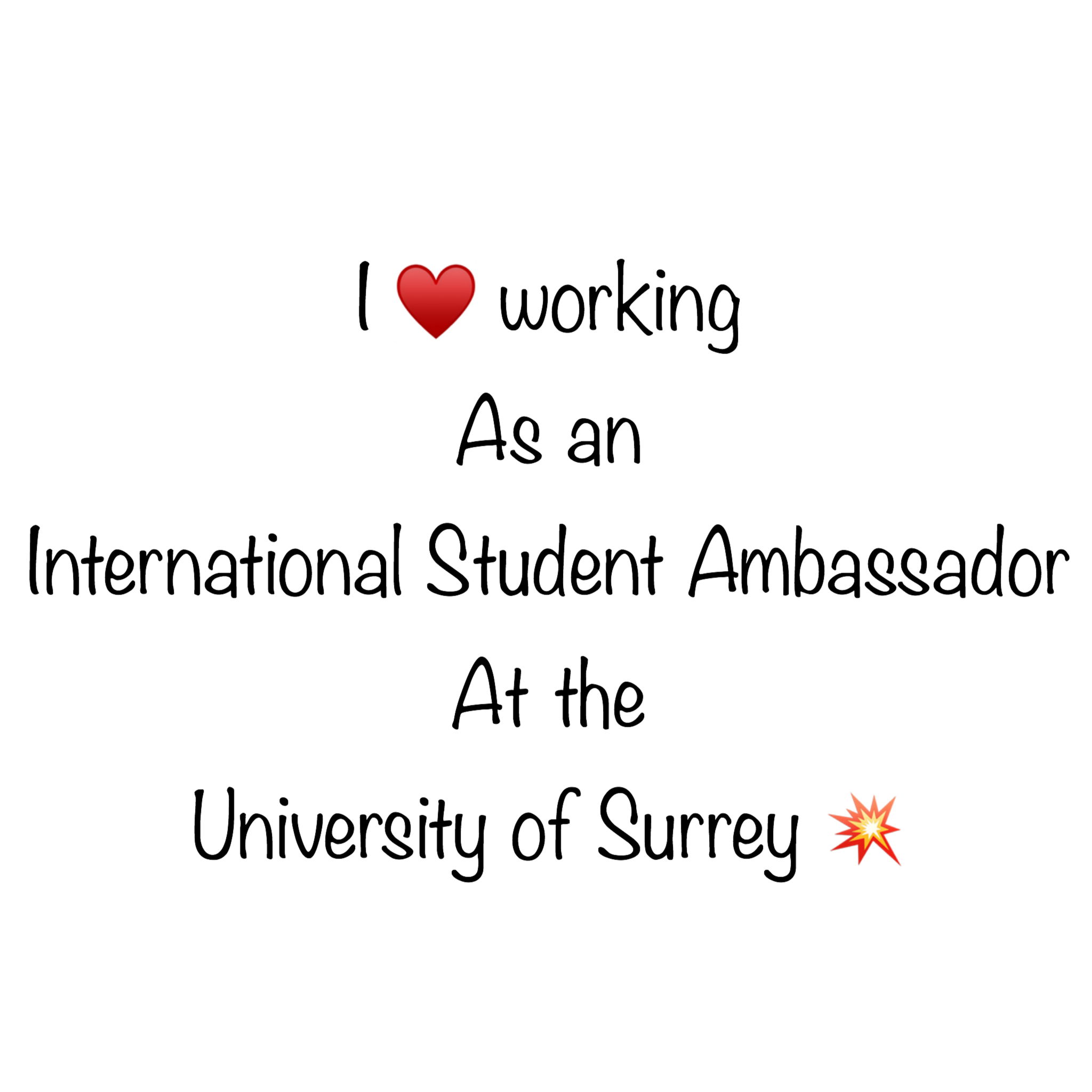 International Student Ambassador University of Surrey