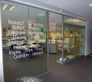 Archives and Special Collections Research Room on the ground floor of the Library and Learning Centre