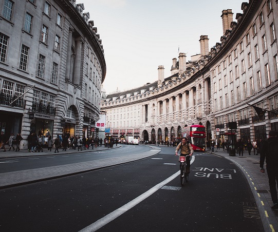 Image of a busy London street