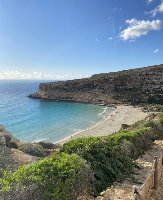 One of the islands most famous beaches, Isola dei Conigli (or in english - Rabbit Beach). This was by far my favourite beach on the island, and I spend many of my days off here!