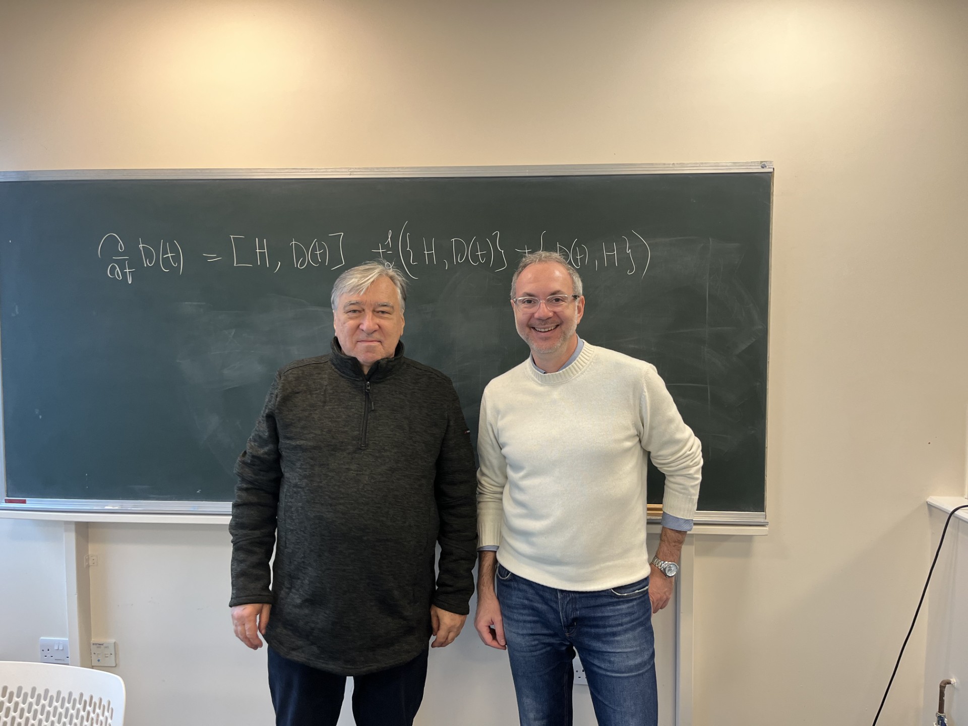 Viktor Gerasimenko from the National Academy of Sciences in Ukraine visits Maths@Surrey