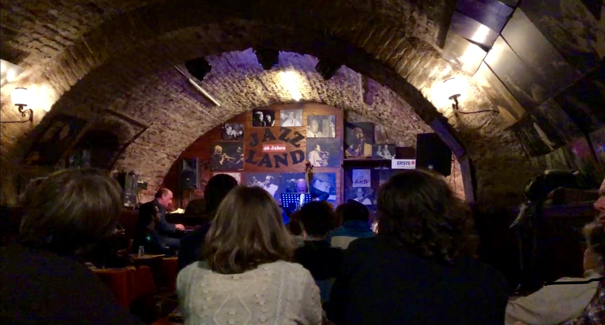 Picture of gig I attended at Jazz Keller Wien