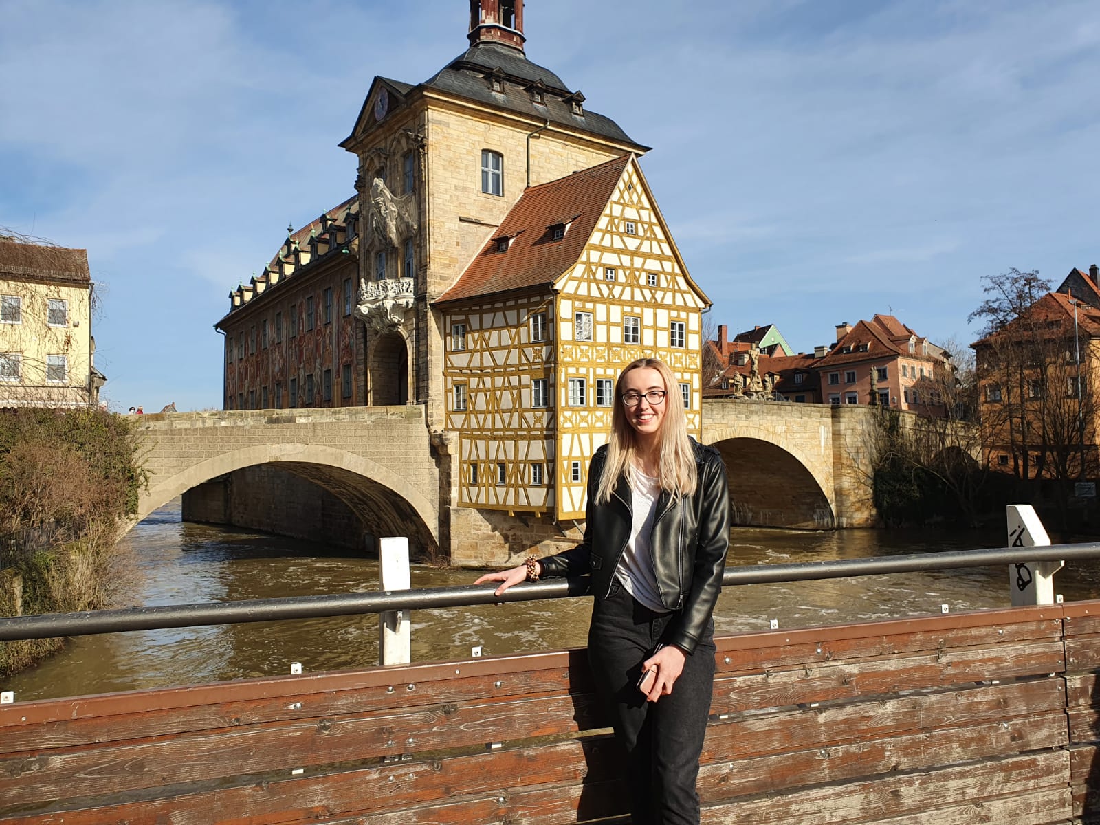 Image of me at the Altes Rathaus