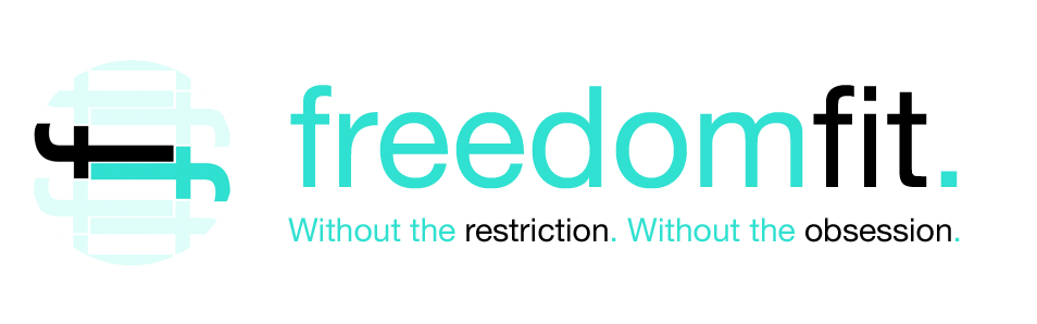 FreedomFit logo and slogan