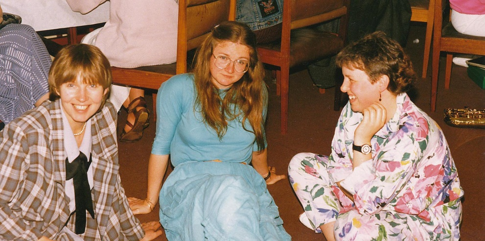 Figure 1: Jill Wilkinson, Glynis Breakwell and Elizabeth Campbell (1988)