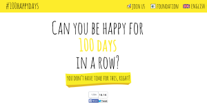 100 Happy Days website