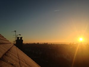 Winter sunrise from my room