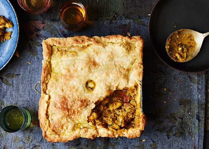 Chicken masala pie photo and link to recipe