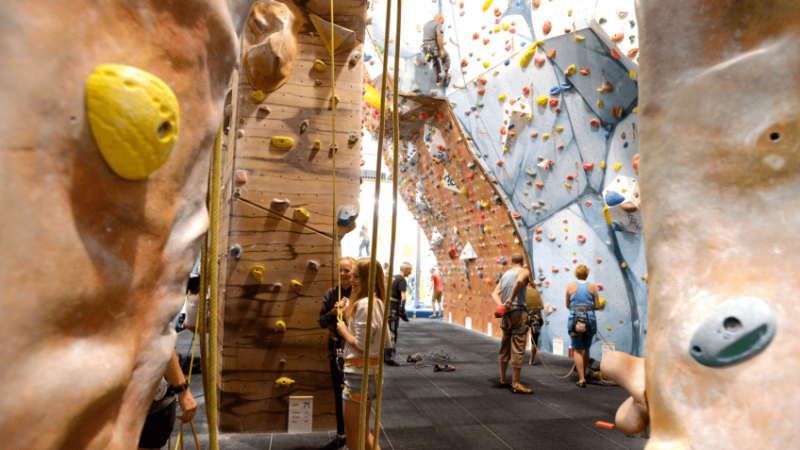 Craggy Island Indoor climbing centre with bouldering walls