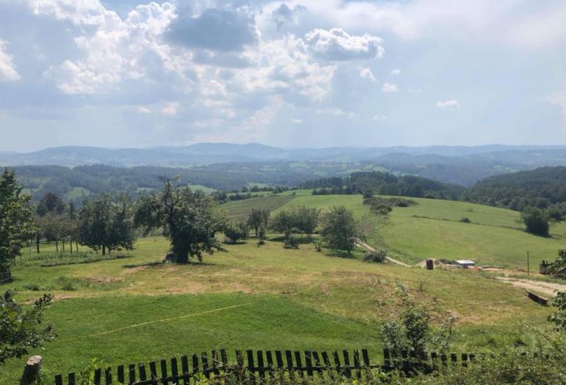 View of Serbian landscape