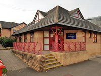 The centre for wellbeing building located on Stag Hill campus 