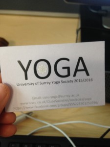 Thẻ thành viên của Yoga Society 